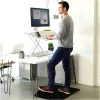 Fellowes Anti-Ermüdungs-Stehmatte – ActiveFusion Ergonomische Sitz-Steh-Schreibtischmatte für den Einsatz im Arbeits- oder Wohnumfeld – H8,9 x B95,5 x T61 cm – Schwarz