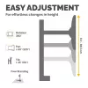 Fellowes Seasa Dual Stacking Monitor Arm - Freistehende Monitorhalterung für 8 KG 32-Zoll-Bildschirme - Ergonomisch verstellbarer Monitorarm - Neigung 45° Schwenkbereich 120° Drehung 360°, VESA 75 x 75/100 x 100 - Schwarz
