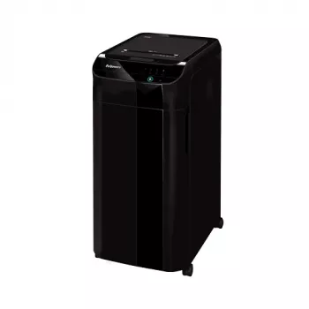 Fellowes Aktenvernichter 350 Blatt automatische Zuführung Partikelschnitt Aktenvernichter AutoMax 350C mit 68-Liter-Behälter hohe Sicherheit P4