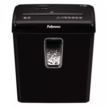 Fellowes Powershred P-30C Aktenvernichter Partikelschnitt 22 cm Schwarz