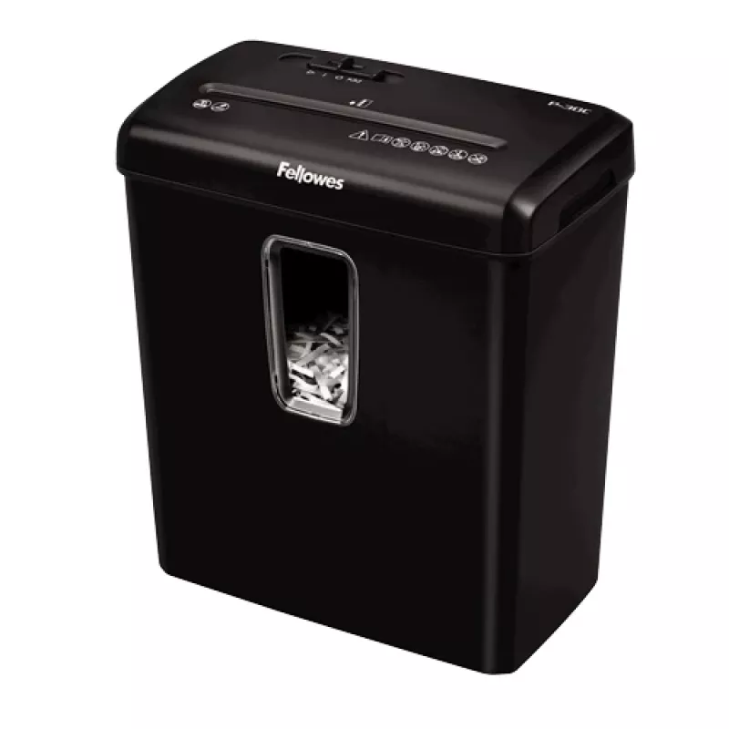 Fellowes Powershred P-30C Aktenvernichter Partikelschnitt 22 cm Schwarz