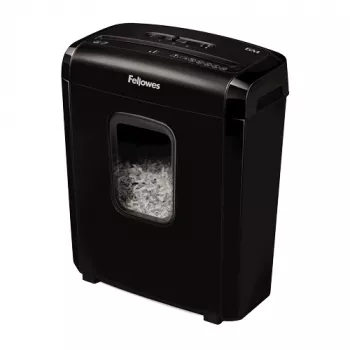 Fellowes Powershred 6M Aktenvernichter Mikroschnitt Schwarz