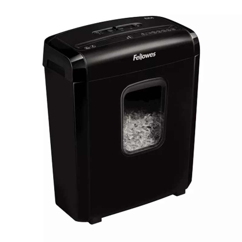Fellowes Powershred 6M Aktenvernichter Mikroschnitt Schwarz