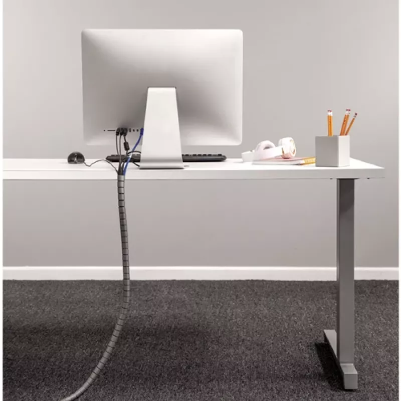 Fellowes CableZip Boden-Kabelflexschlauch Silber 1 Stück(e)