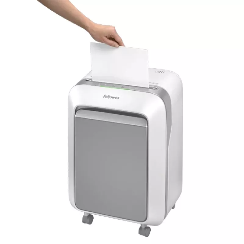 Fellowes LX Series Powershred LX21 Aktenvernichter Mikroschnitt Grau, Weiß