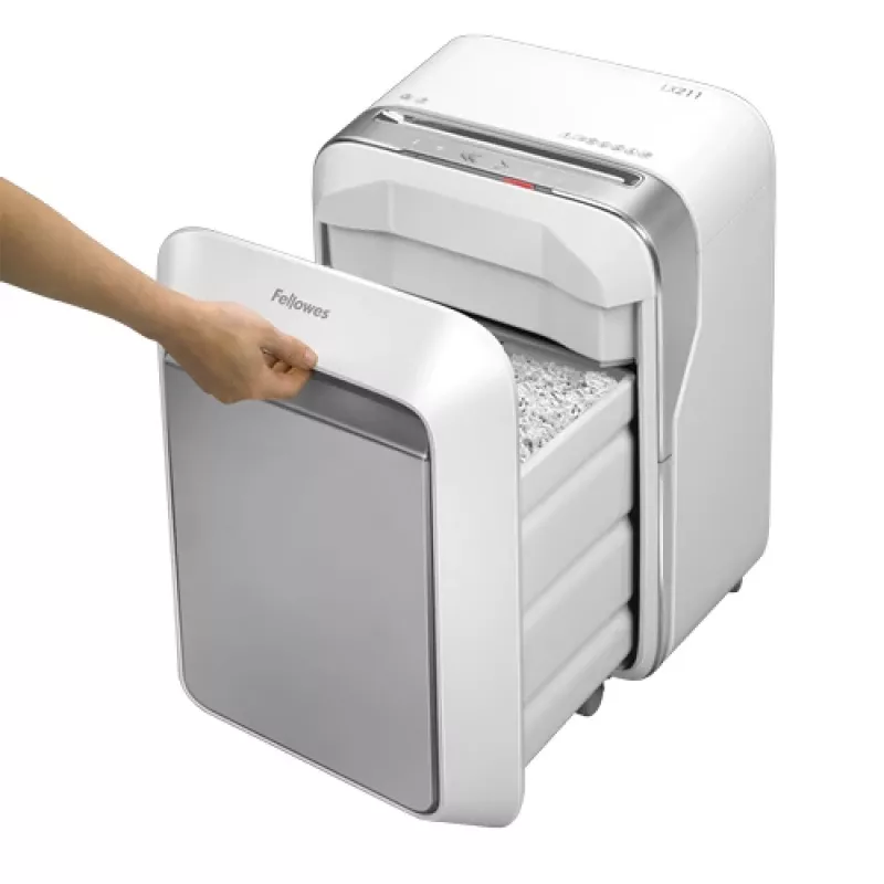 Fellowes LX Series Powershred LX21 Aktenvernichter Mikroschnitt Grau, Weiß