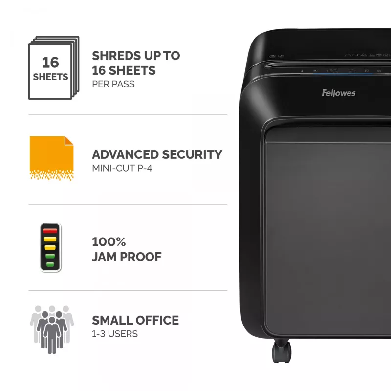 Fellowes LX Series Powershred LX210 Aktenvernichter Schwarz