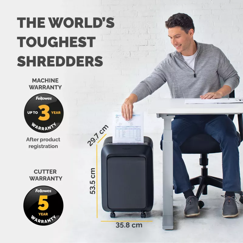 Fellowes LX Series Powershred LX210 Aktenvernichter Schwarz