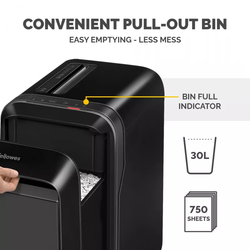 Fellowes LX Series Powershred LX220 Aktenvernichter 65 dB Schwarz