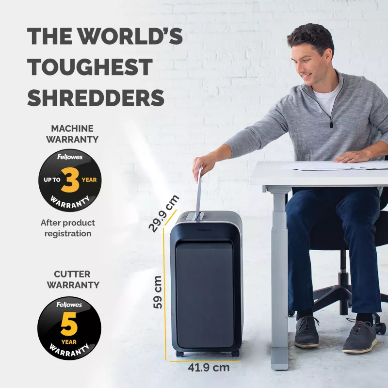 Fellowes LX Series Powershred LX220 Aktenvernichter 65 dB Schwarz
