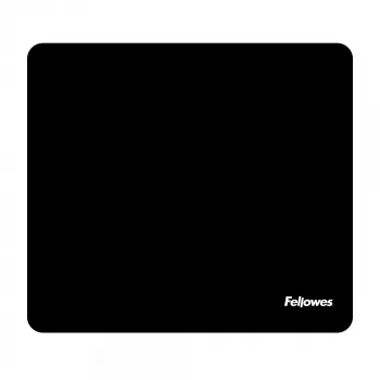 Fellowes Earth Series Mauspad - Schwarz, Schwarz, Einfarbig, Rutschfeste Unterlage