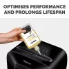 Fellowes Powershred Flaschenschmiermittel (355 ml), Schmieröl, 0,355 l, Gelb, 90 mm, 35 mm, 20 mm