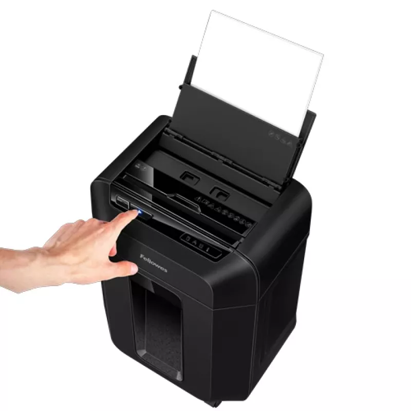 Fellowes Automax 80M Aktenvernichter Partikelschnitt 22 cm Schwarz
