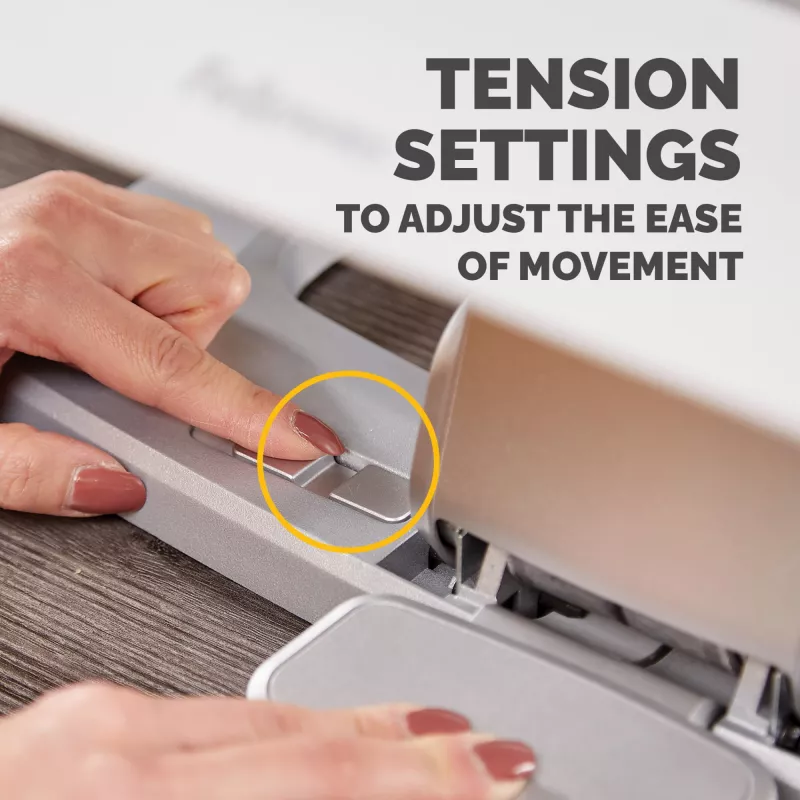 Fellowes Fußstütze unter dem Schreibtisch – Hana LT Fußstütze Ergonomische Fußstütze – Fußstütze Hocker für Büro & Zuhause – Weiß