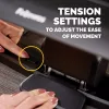 Fellowes Fußstütze Untertisch – Hana LT Fußstütze Ergonomische Fußauflage – Fußstützhocker für Büro & Zuhause – Schwarz