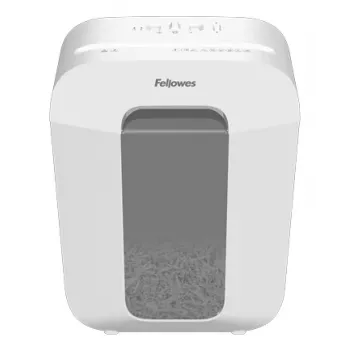 Fellowes LX Series Powershred LX50 (weiß) Partikelschnitt-Aktenvernichter – patentiertes Sicherheitsschloss