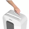 Fellowes LX Series Powershred LX50 (weiß) Partikelschnitt-Aktenvernichter – patentiertes Sicherheitsschloss