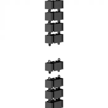 Fellowes 100136871 Kabelorganizer Schreibtisch Kabelschlauch Schwarz 1 Stk.