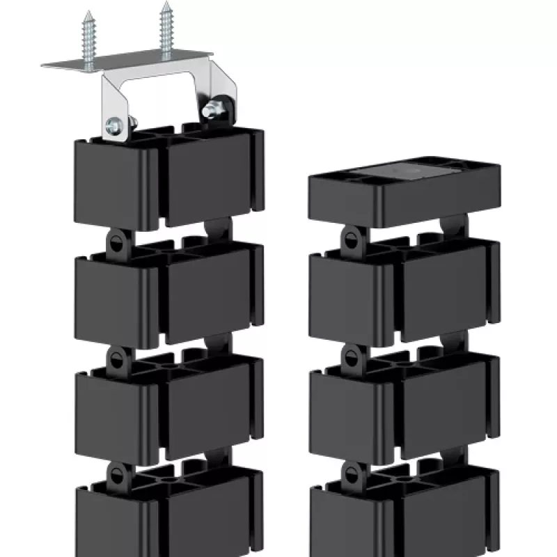 Fellowes 100136871 Kabelorganizer Schreibtisch Kabelschlauch Schwarz 1 Stk.