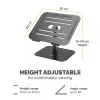 Fellowes Alumia Laptop-Riser – schreibtischbasierter Laptop-Ständer, max. Größe 15 Zoll, max. Gewicht 5 kg, Schwarz