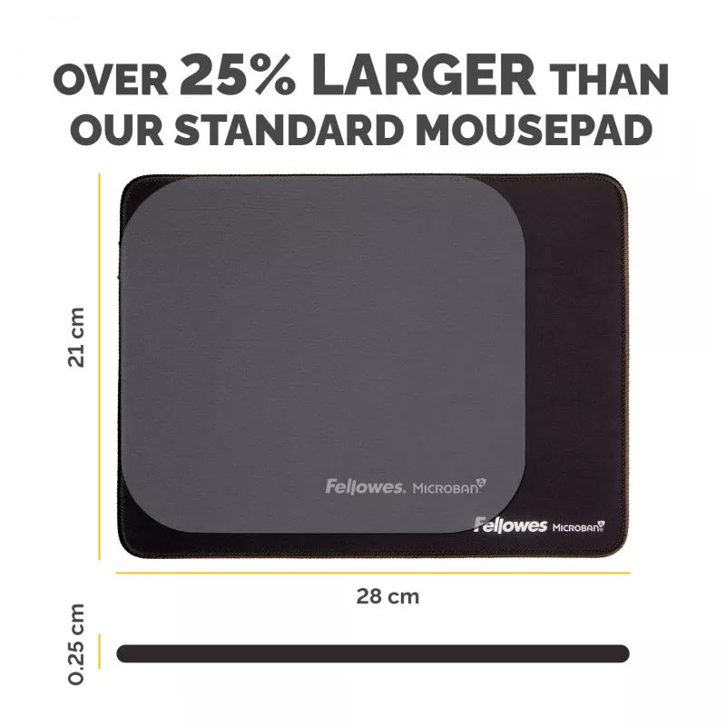 Fellowes Breyta 100138995 Mauspad Schwarz