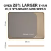 Fellowes Breyta (New) XL Mauspad Sand, Sand, Monochromatisch, Rutschfeste Unterlage