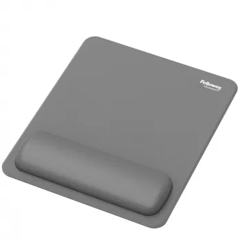 Fellowes Breyta Mauspad-Handballenauflage Mauspad-Handgelenkstütze mit antibakteriellem Schutz Ergonomisches Mauspad Grau