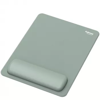 Fellowes Breyta XL Mauspad-Handballenauflage XL Mauspad-Handballenstütze mit antibakteriellem Schutz Ergonomisches Mauspad Salbei