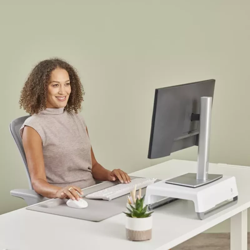 Fellowes Handballenauflage Breyta Palm Rest mit antibakteriellem Schutz ergonomische Handgelenkstütze Sand