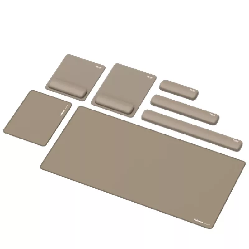 Fellowes Handballenauflage Breyta Palm Rest mit antibakteriellem Schutz ergonomische Handgelenkstütze Sand
