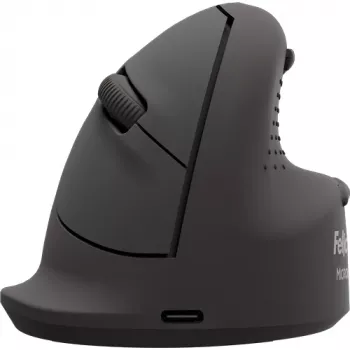 Fellowes Vertikale kabellose Maus Breyta Plus+ Ergonomische Linkshänder-Vertikalmaus mit antibakteriellem Schutz Medium