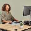 Fellowes Vertikale kabellose Maus Breyta Plus+ Ergonomische Linkshänder-Vertikalmaus mit antibakteriellem Schutz Medium