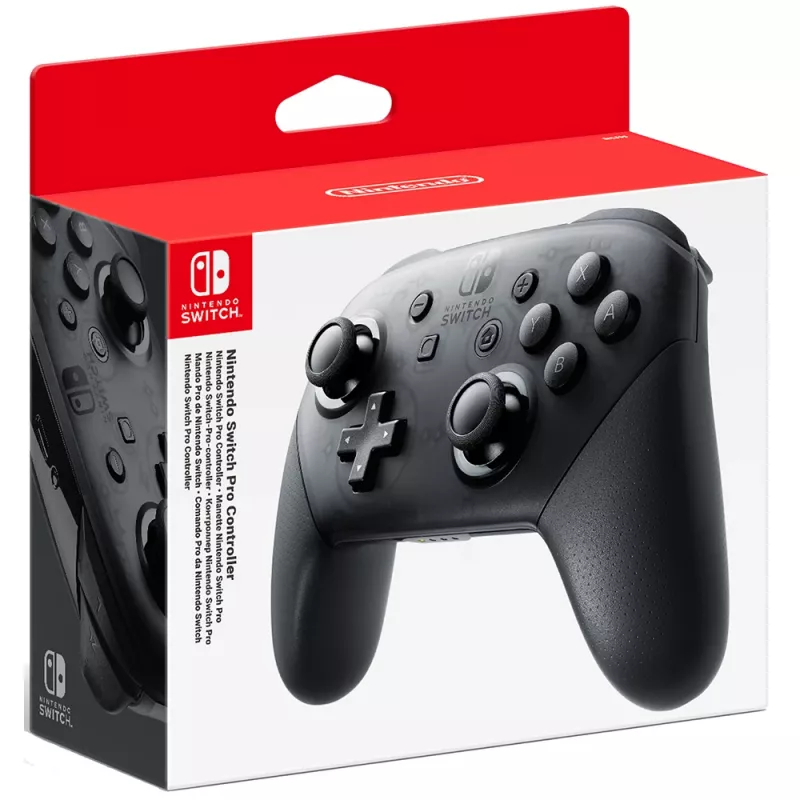 Nintendo Switch Pro Steuergerät Schwarz Bluetooth Gamepad Analog / Digital Nintendo Switch, PC