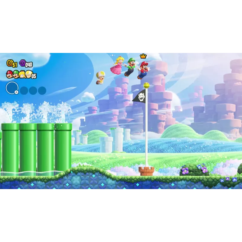 Nintendo Super Mario Bros. Wonder Standard Deutsch, Niederländisch, Englisch, Spanisch, Französisch, Italienisch, Japanisch, Koreanisch, Portugiesisch, Russisch Nintendo Switch