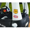 Little Tikes Tikes Patrol Polizeiauto, 1,5 Jahr(e), 4 Rad/Räder, Kunststoff, Schwarz, Weiß, Batterien erforderlich