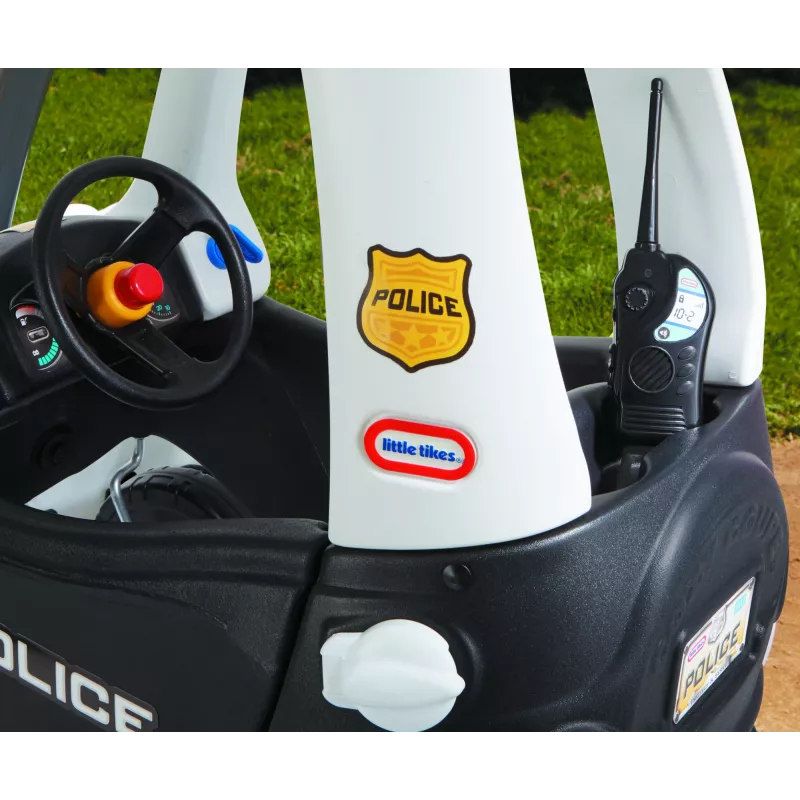 Little Tikes Tikes Patrol Polizeiauto, 1,5 Jahr(e), 4 Rad/Räder, Kunststoff, Schwarz, Weiß, Batterien erforderlich