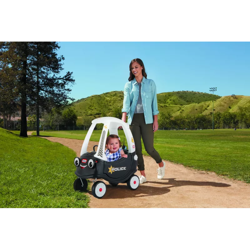 Little Tikes Tikes Patrol Polizeiauto, 1,5 Jahr(e), 4 Rad/Räder, Kunststoff, Schwarz, Weiß, Batterien erforderlich
