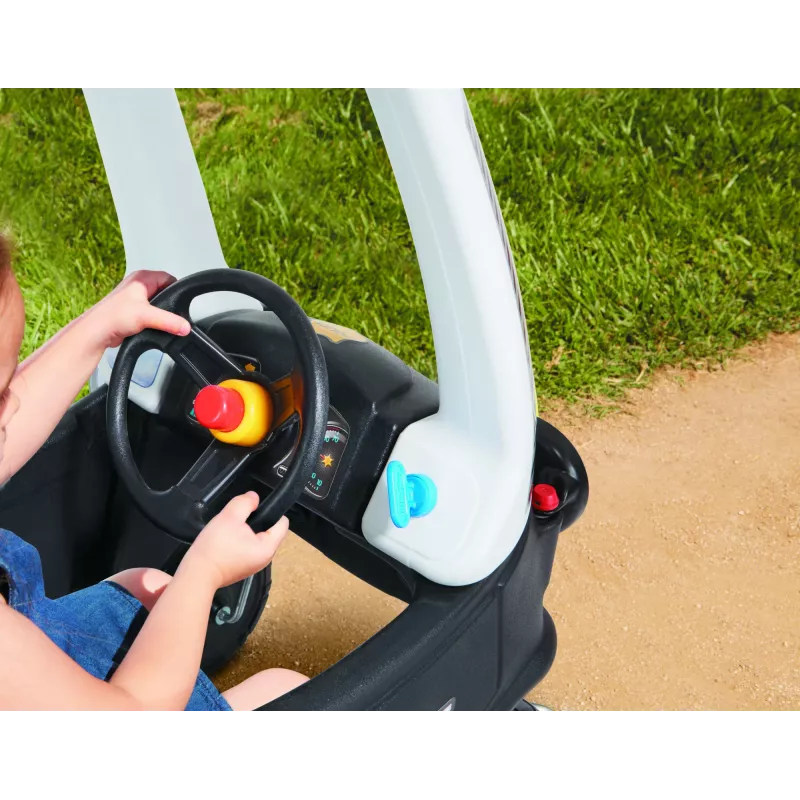 Little Tikes Tikes Patrol Polizeiauto, 1,5 Jahr(e), 4 Rad/Räder, Kunststoff, Schwarz, Weiß, Batterien erforderlich