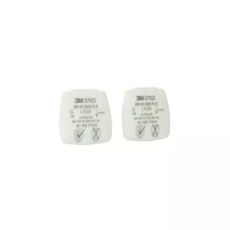 3M D7925 Atemschutz-Zubehör Partikelfilter 4 Stück