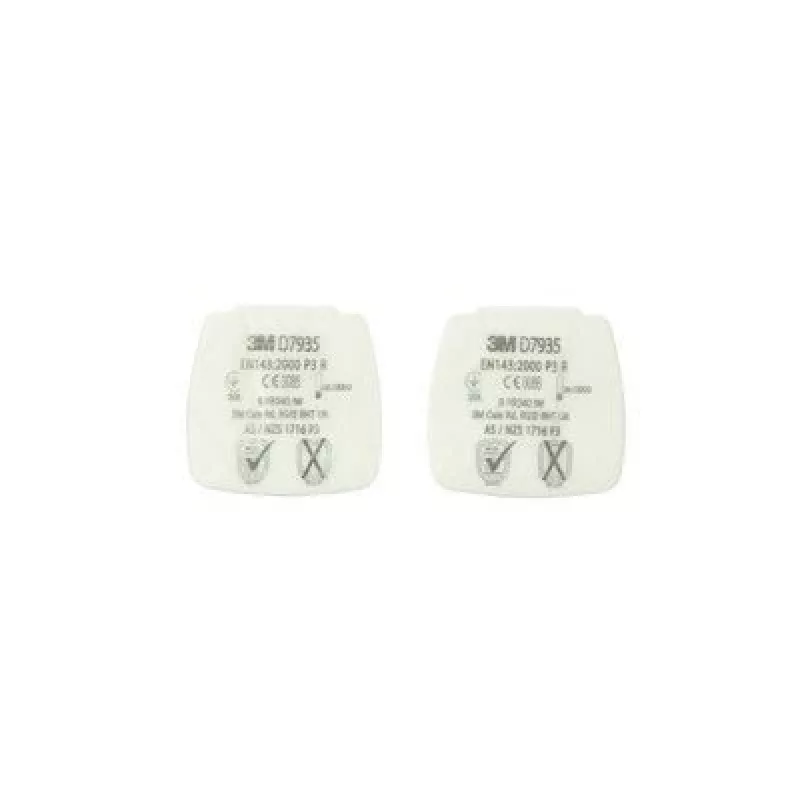 3M D7925 Atemschutz-Zubehör Partikelfilter 4 Stück