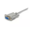 StarTech.com 10 ft Cross Wired DB9 auf DB25 Serielle Nullmodem-Kabel - F/M