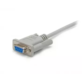 StarTech.com 10 ft Cross Wired DB9 auf DB25 Serielle Nullmodem-Kabel - F/M