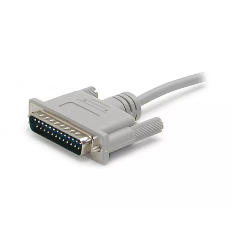 StarTech.com 10 ft Cross Wired DB9 auf DB25 Serielle Nullmodem-Kabel - F/M