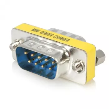 StarTech.com Slimline Serial DB9 Adapter - M/M, DB-9, DB-9, Silber