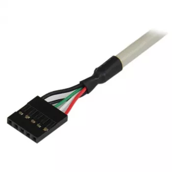 StarTech.com 2 Port USB A Female Slot Plate Adapter, 2 x IDC, 2 x USB A, 0,286 m, Silber