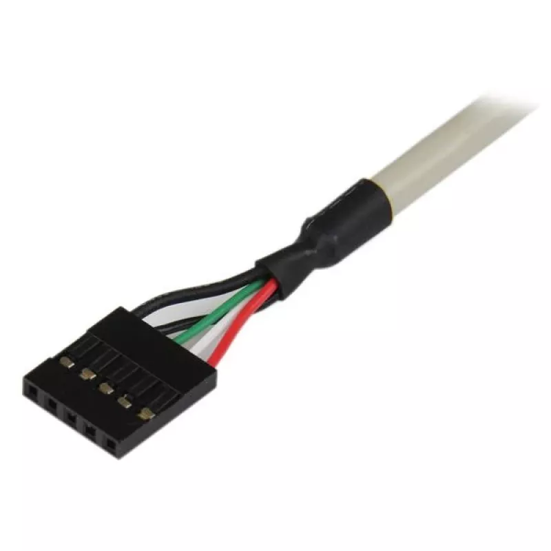 StarTech.com 2 Port USB A Female Slot Plate Adapter, 2 x IDC, 2 x USB A, 0,286 m, Silber