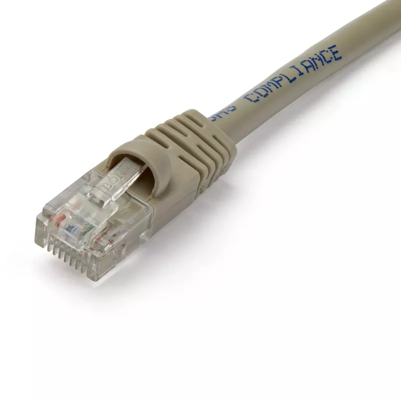 StarTech.com 2-zu-1 RJ45 Splitter Kabeladapter - F/M, 10/100Base-T(X), Cat5e, Grau, Polyvinylchlorid (PVC), 0,33 m, Stecker/Buchse