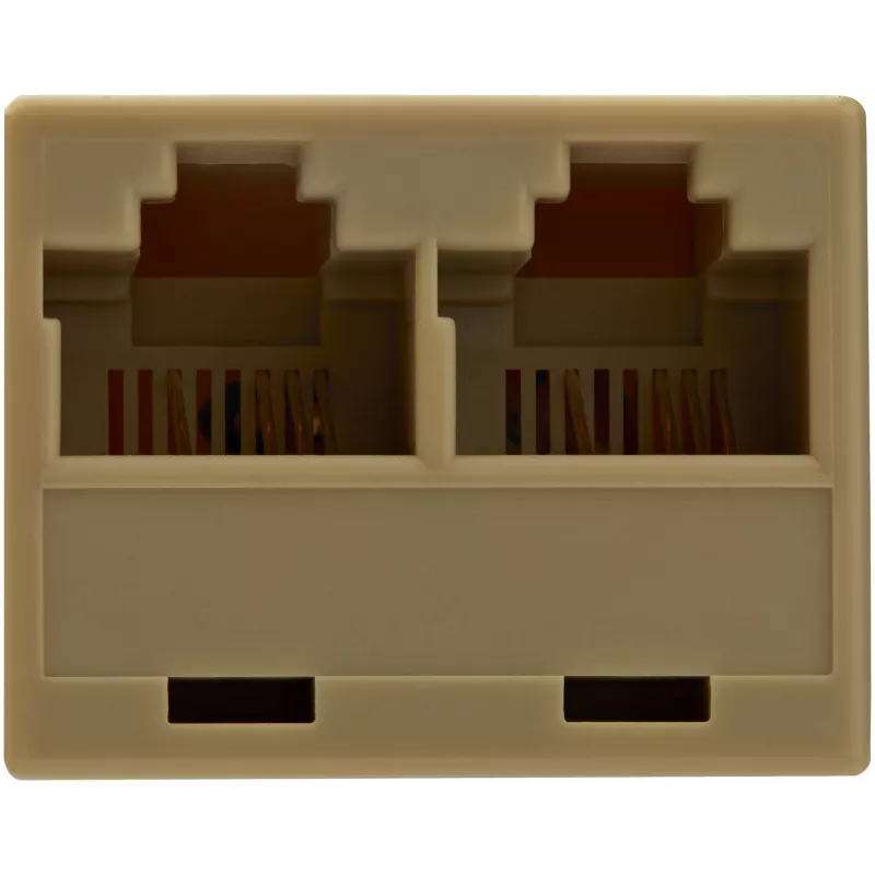 StarTech.com 2-zu-1 RJ45 Splitter Kabeladapter - F/M, 10/100Base-T(X), Cat5e, Grau, Polyvinylchlorid (PVC), 0,33 m, Stecker/Buchse