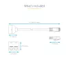 StarTech.com 2-zu-1 RJ45 Splitter Kabeladapter - F/M, 10/100Base-T(X), Cat5e, Grau, Polyvinylchlorid (PVC), 0,33 m, Stecker/Buchse