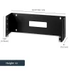 StarTech.com 4HE 19 Zoll klappbare Wandmontagehalterung für Patchfelder